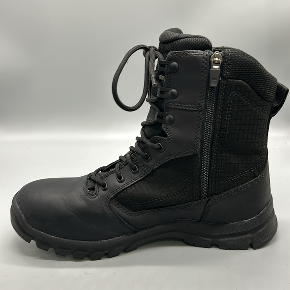 Danner Lookout 8" Black Leather Waterproof Boots Shoes 23824 Mens 8.5” Like New! - Picture 8 of 8